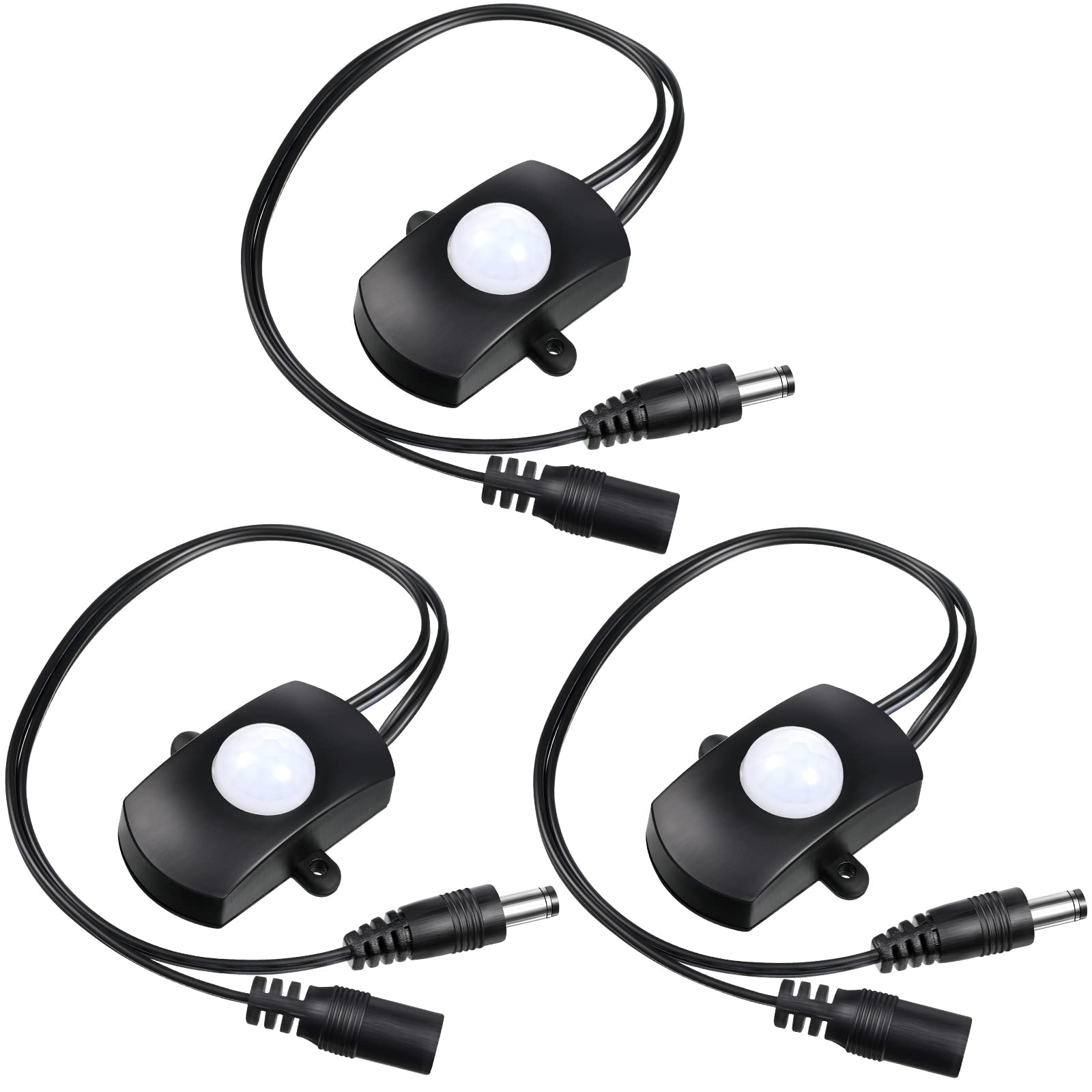 Hortsun 3 Pieces DC 5V-24V 5A PIR Motion Activated Sensor Light Switch for Party LED Strip Light
| Hortsun 5V-24V 5A PI