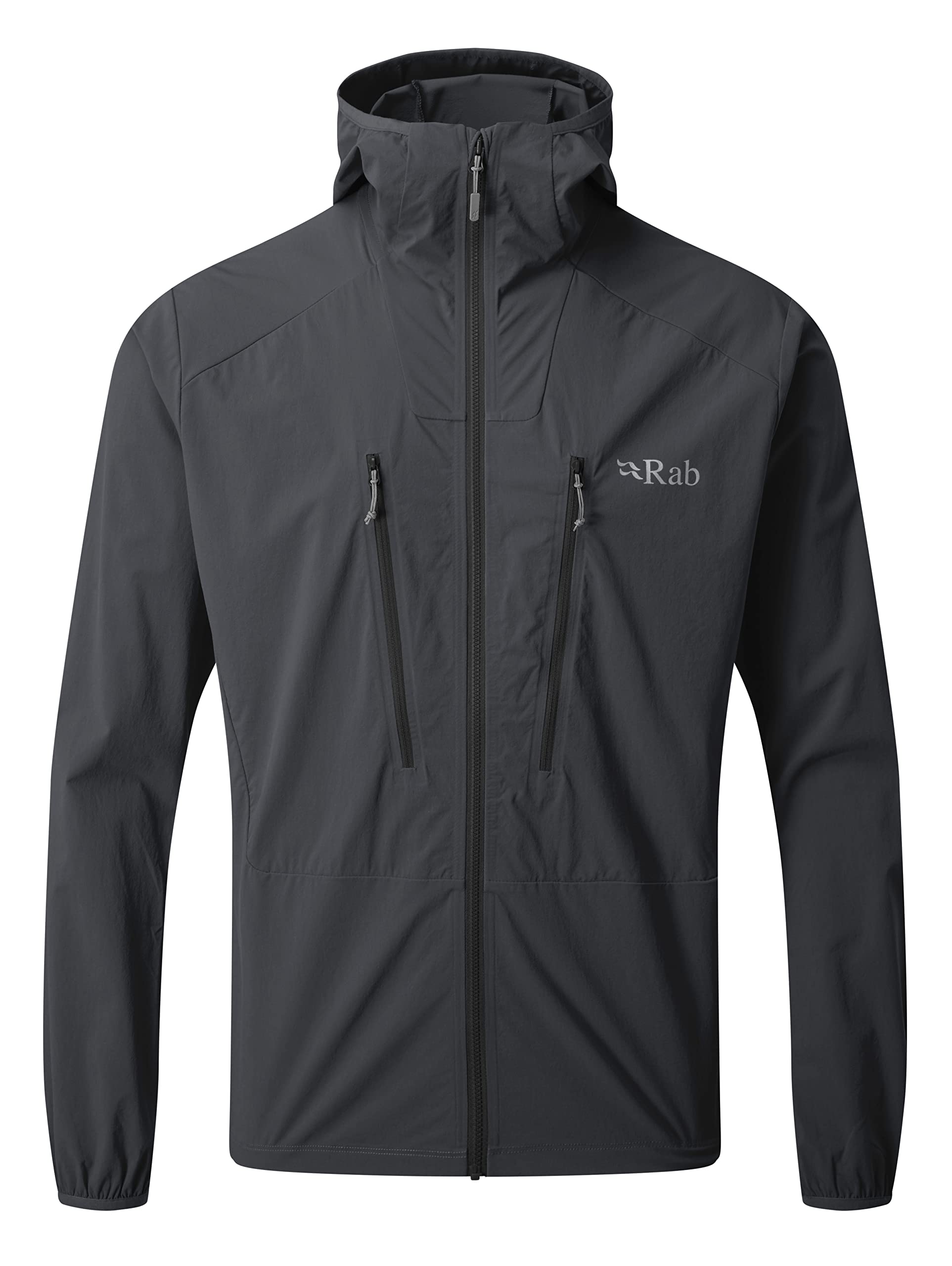 Rab Men's Borealis Softshell Jacket Lightweight Coat for Outdoor Hiking and Climbing - Windproof and Moisture Resistance